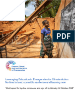 EiE Hub 2023 Flagship Draft Report - Leveraging EiE For Climate Action