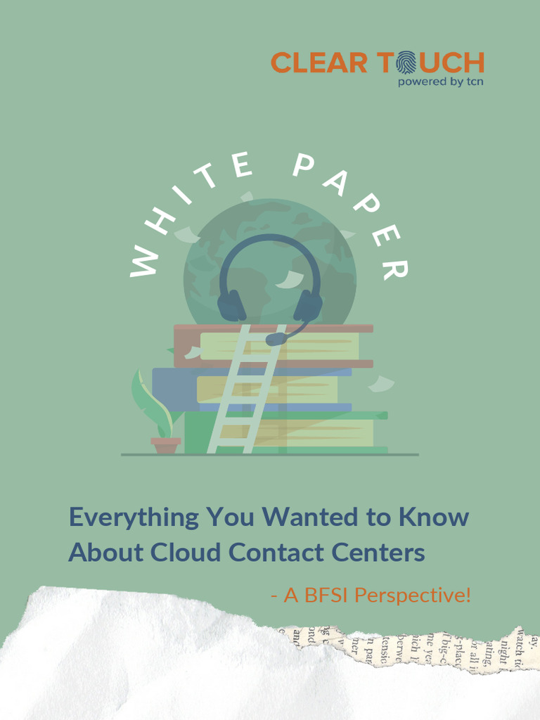 ClearTouch BFSI White Paper Download Free PDF Cloud Computing