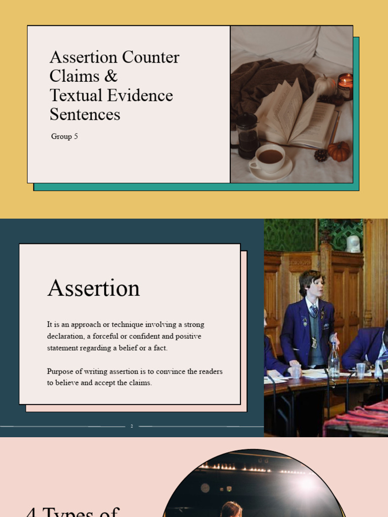 Understanding Assertions and Counterclaims | PDF | Evidence
