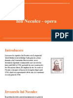 Ion Neculce - opera