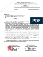 Surat Perubahan DPW JAbodetabek