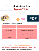 Quadratic Equation