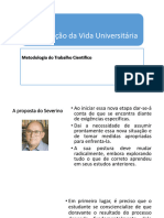 Organização Da Vida Universitária