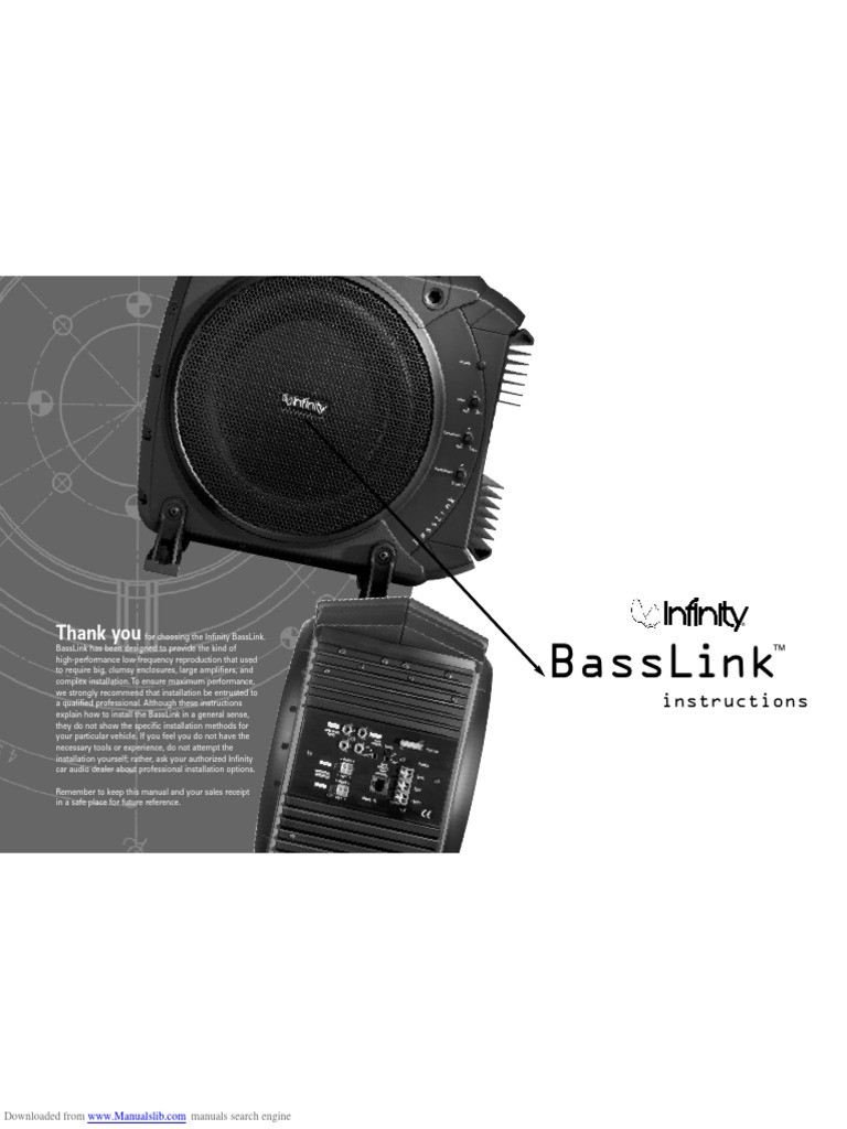 Basslink 2 | PDF | Sound Technology | Manufactured Goods