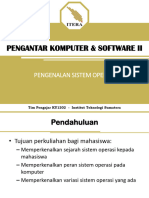 Pertemuan 1 - Pengenalan Sistem Operasi