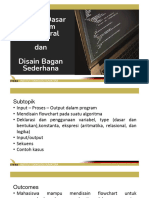 Pertemuan 4 Dan 5 - Struktur Dasar Program Prosedural Dan Desain Bagan Sederhana