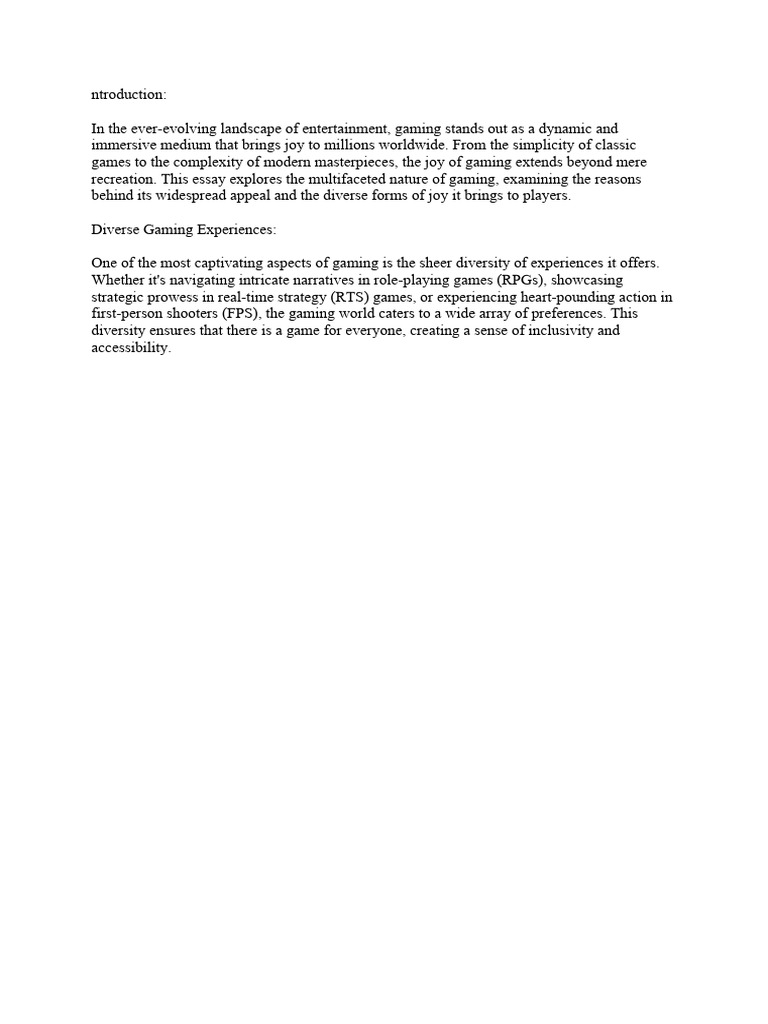 The joy of gaming intro pdf