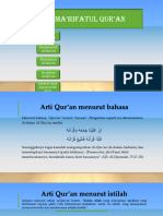 Ma-rifatul-qur-An Pembinaan 24 Juli