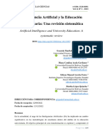 Inteligencia: Artificial y La Educación Universitaria: Una Revisión Sistemática