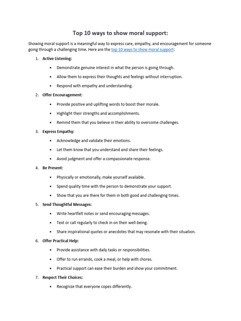 top-10-ways-to-show-moral-support-pdf-empathy-feeling