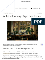 Ableton Dummy Clips - Beat Repeat