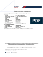 So Formulir Pendaftaran Pendirian PT Perorangan