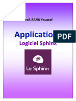 Applications Sphinx