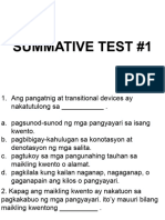 Summative Test #1
