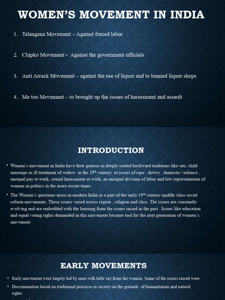 Womens Movement 3 1 Pdf Marriage Justice