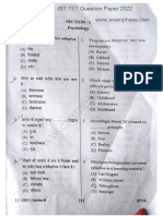 HP JBT TET Question Paper 2022 PDF