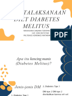 Penatalaksanaan Diet Diabetes Melitus: Mahasiswa Sarjana Terapan Gizi Dan Dietetika Poltekkes Kemenkes Mataram