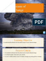 Climate Change Lesson 2 Natural Causes of Climate Change Powerpoint