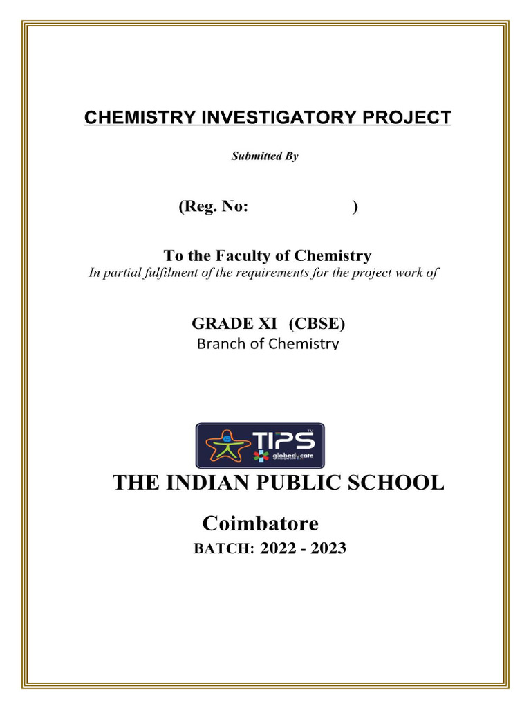 Aarathi - Chem Project - Acidity in Tea Leaves | PDF | Tea | Drink