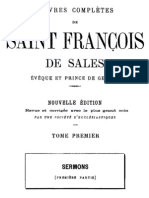 Oeuvres Completes de Saint Francois de Sales (Tome 1)