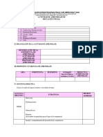 Propuesta Sesion de Aprendizaje