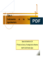 Tema 1.4 - Condicionantes en Las Industrias Agroalimentarias