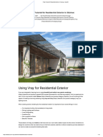 V-Ray Tutorial For Residential Exterior in 3dsmax - by Aleso3D