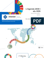 AGENDA 2030 - ODS 4 - Bases Didaì Ctiques I Disseny Curricular EI