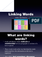 Linking Words Presentation (ENGLISH)