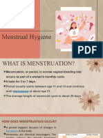 Menstrual Hygiene