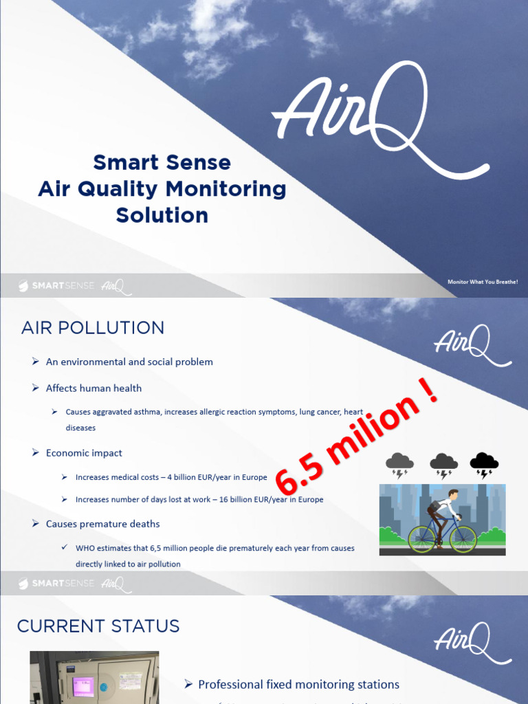 Smart Air Quality Monitoring Solutions | PDF | Pollution
