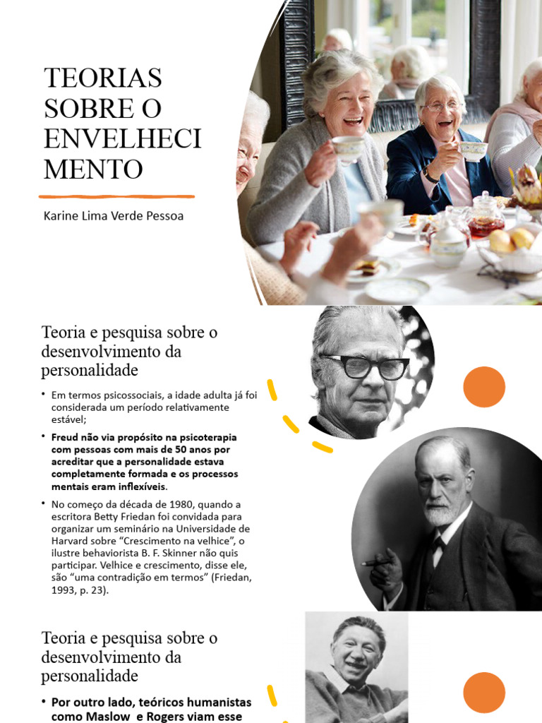 Teorias Psicossociais do Envelhecimento | PDF | Terceira idade ...