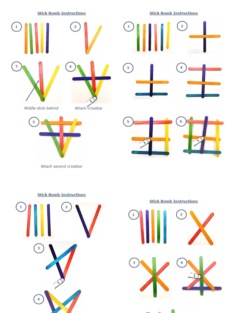 Stick Bomb Instructions PDF
