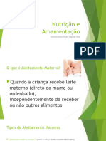 Nutrição e Amamentação SLIDDS