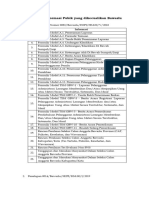 Daftar Informasi Pubik Yang Dikecualikan Bawaslu