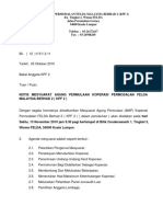 Surat Notis Mesy Agung Permulaan KPF2 13 11 2010 - MI