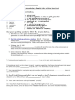 Cattle Sp Voc Test #3