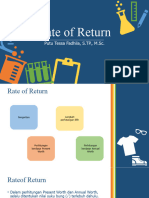 Rate of Return