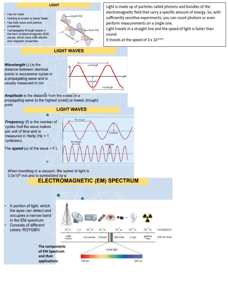Understanding Light and Atomic Theory | PDF | Atoms | Electromagnetic ...