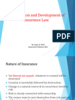Unit 1 Introduction & Development of Insurance Law