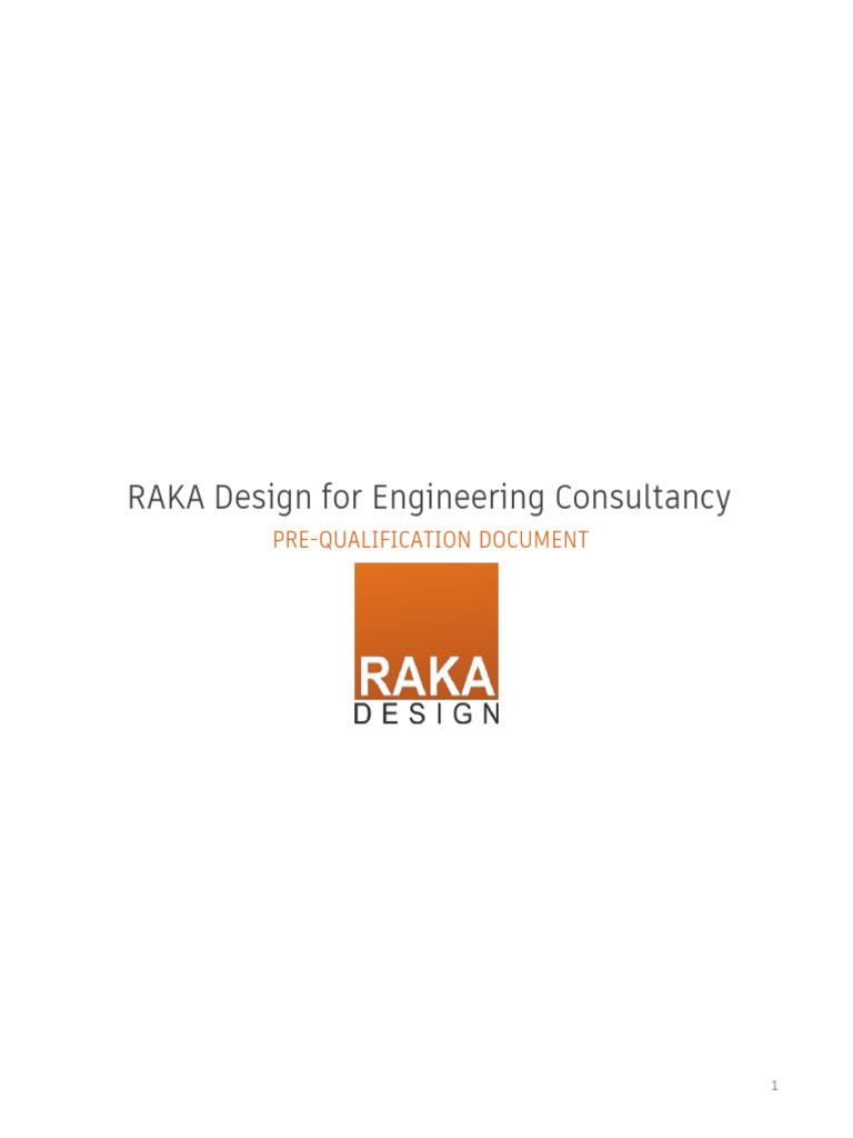 RAKA Design Pre-Qualification Overview | PDF | Riyadh | Saudi Arabia