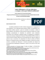 Carlos Rocha - Disputas Entre Bolsonaro e G1 Na Cobertura Jornalística Do Ataque A Tiros Por Roberto Jefferson