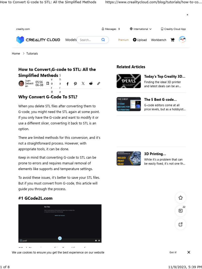 How To Convert G-Code To STL All The Simplified Methods | PDF | 3 D ...