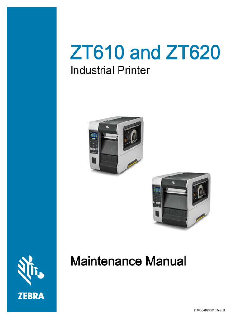 ZT600 Series Industrial Printer (ZT610, ZT620) Service Manual ...
