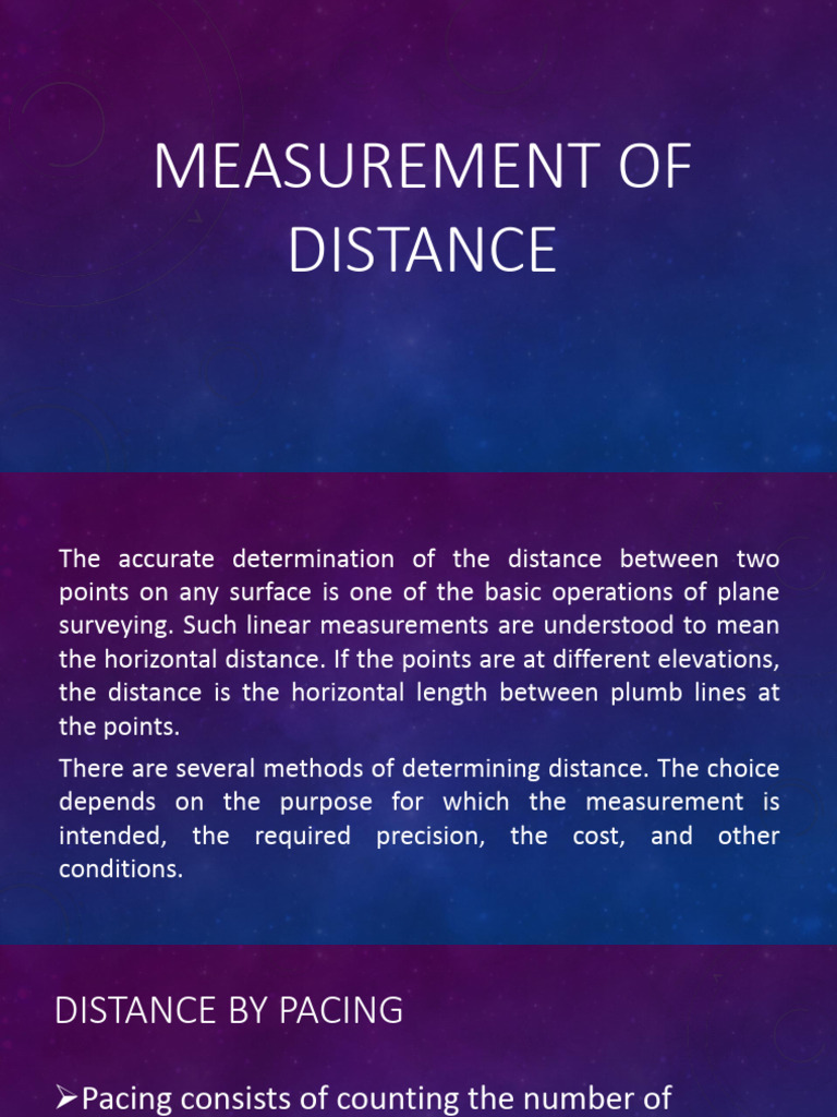 Measurement of Distance PDF Surveying Optical Fiber