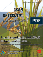 Ringkasan Eksekutif Luas Panen Dan Produksi Padi Di Kota Salatiga 2019-2022