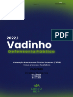 Vadinho 2022.1 - Defensoria Pública - Convenção Americana de Direitos Humanos - Cadh - e Seus Protocolos Facultativos