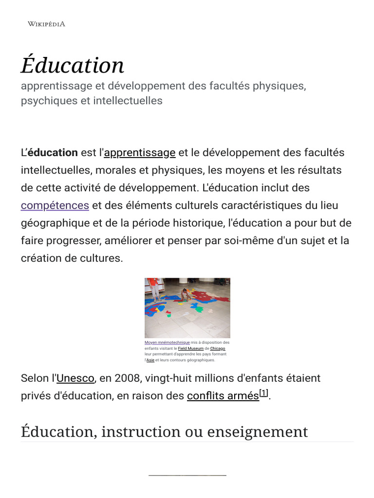 Comprendre l'éducation et ses enjeux | PDF | Enseignement secondaire