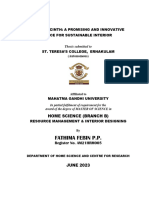 Fathima Febin P.P.: Water Hyacinth: A Promising and Innovative Source For Sustainable Interior