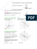 Loci Definitions Using Arguments On The Complex Plane